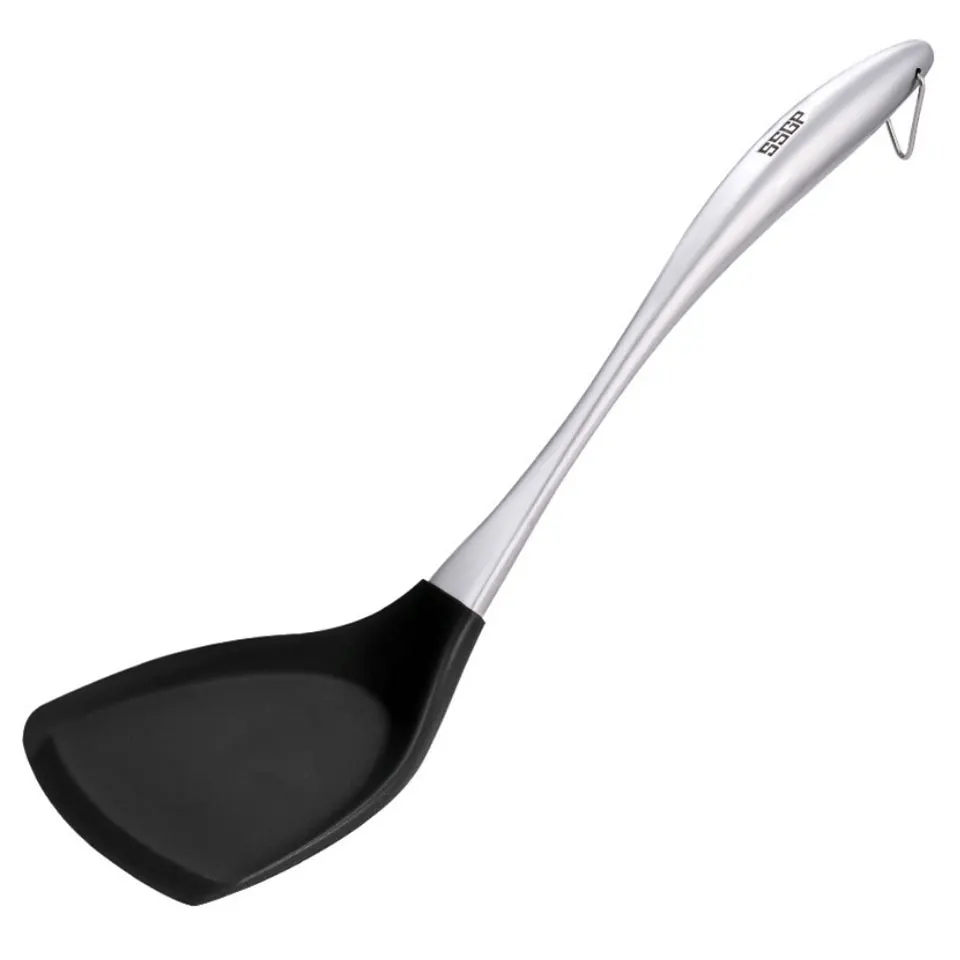 SSGP кухонная утварь пищевой силиконовый шпатель 304 нержавеющая сталь Ручка
