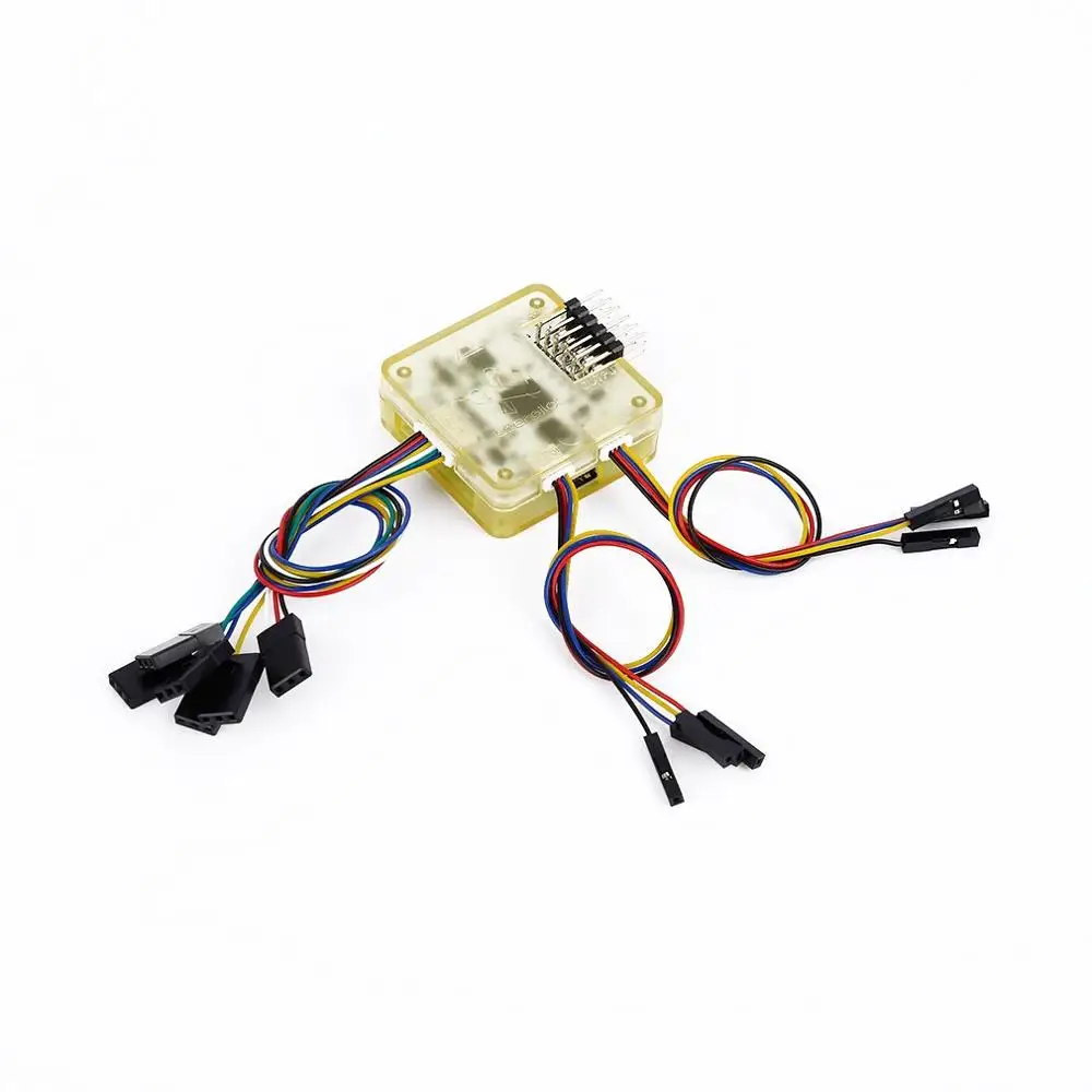 Новинка Openpilot CC3D EVO Контроллер полета с желтым чехлом + 1 шт. mini OP GPS для фототехники