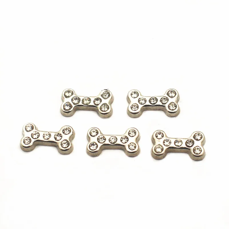 Newest 12pcs/lot crystal bone Charms The dog's favorite Floating Charms for Floating Memory charms Lockets DIY Jewelry Newest 12pcs/lot crystal bone Charms The dog's favorite Floating Charms for Floating Memory charms Lockets DIY Jewelry