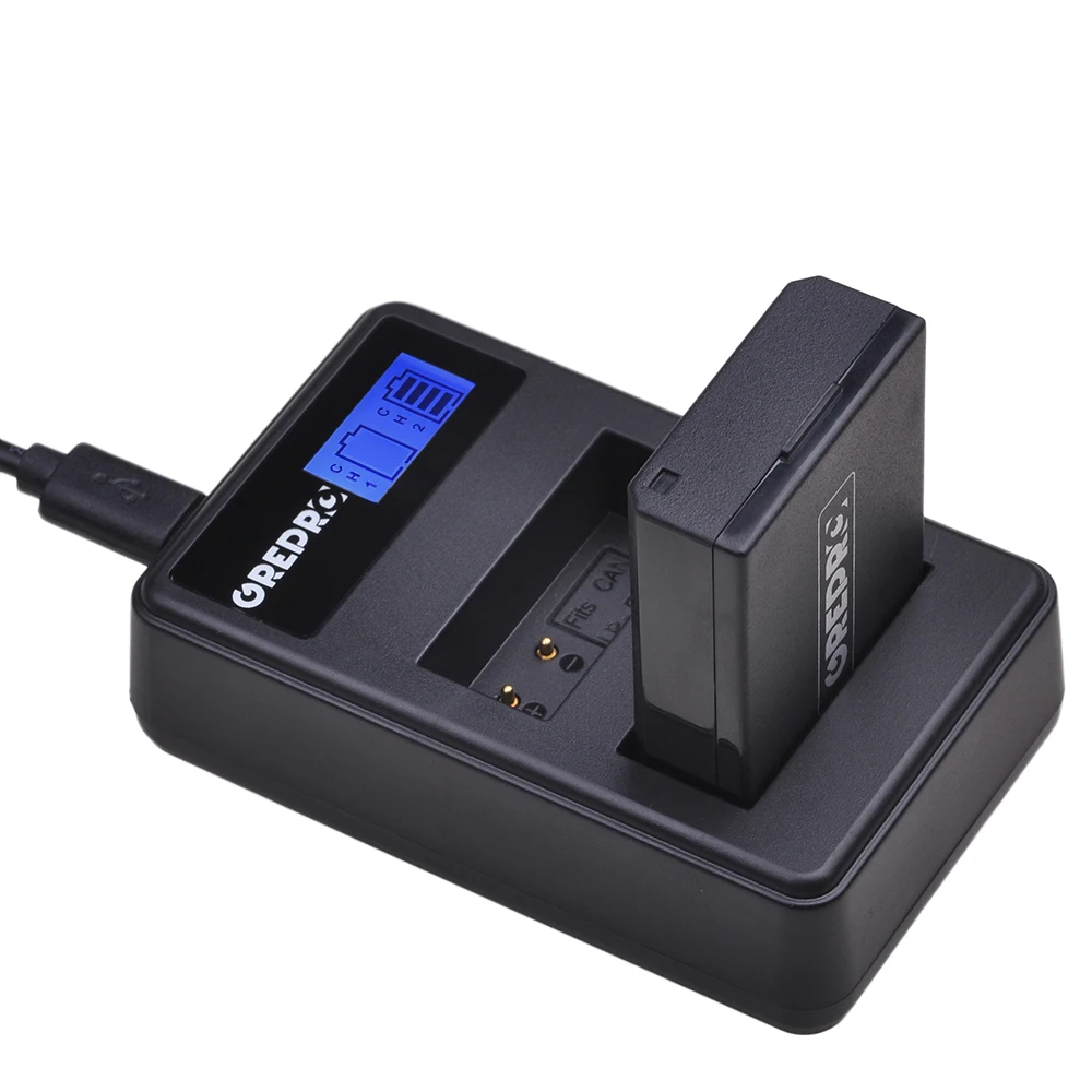 LP-E10 LP E10 LPE10 цифровая камера батарея+ ЖК USB двойное зарядное устройство для Canon 1100D 1200D 1300D Rebel T3 T5 KISS X50 X70 батарея L50