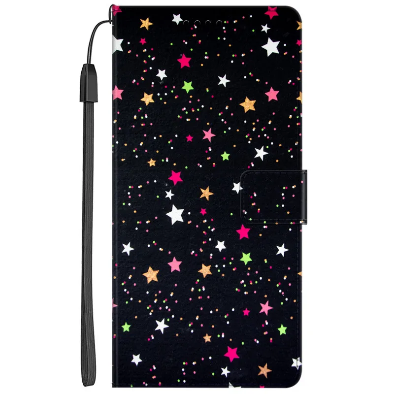 Elegant PU Leather Book Wallet Phone Case with Magnetic Closure and Card Holder Feature