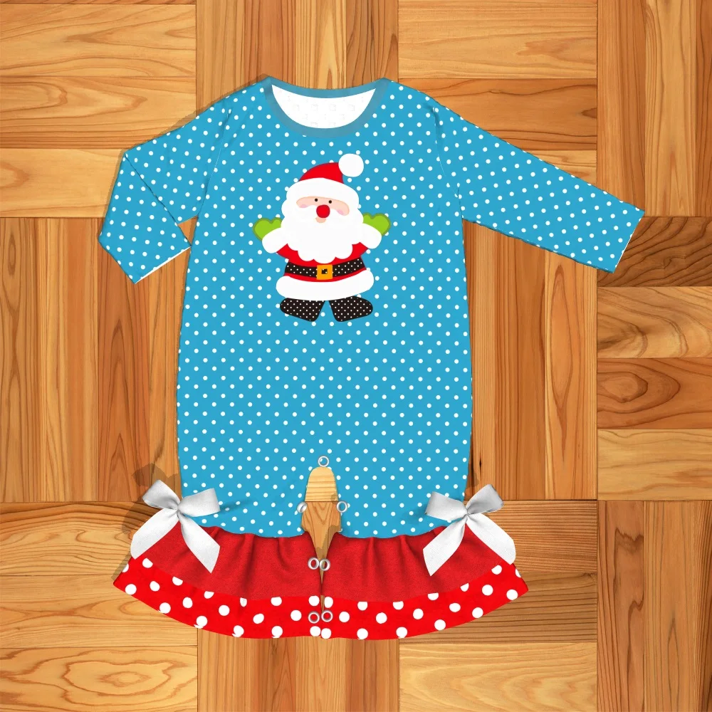 Billig Neue Mode Weihnachten Babyspielanzug Rüschen Kleidung Kid Strampler Baby Mädchen Kleidung Baby Boy Kleidung GPF907 732 HY