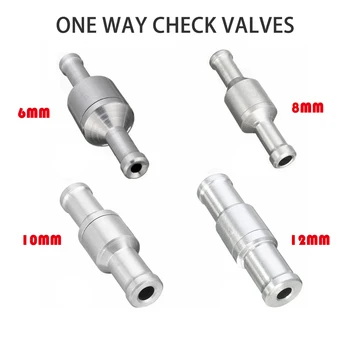 

Universal Check Valve 6/8/10/12mm Aluminium Alloy One Way Non Return Check Valve for Vacuum Hose Pumps with Double Hose Nozzle
