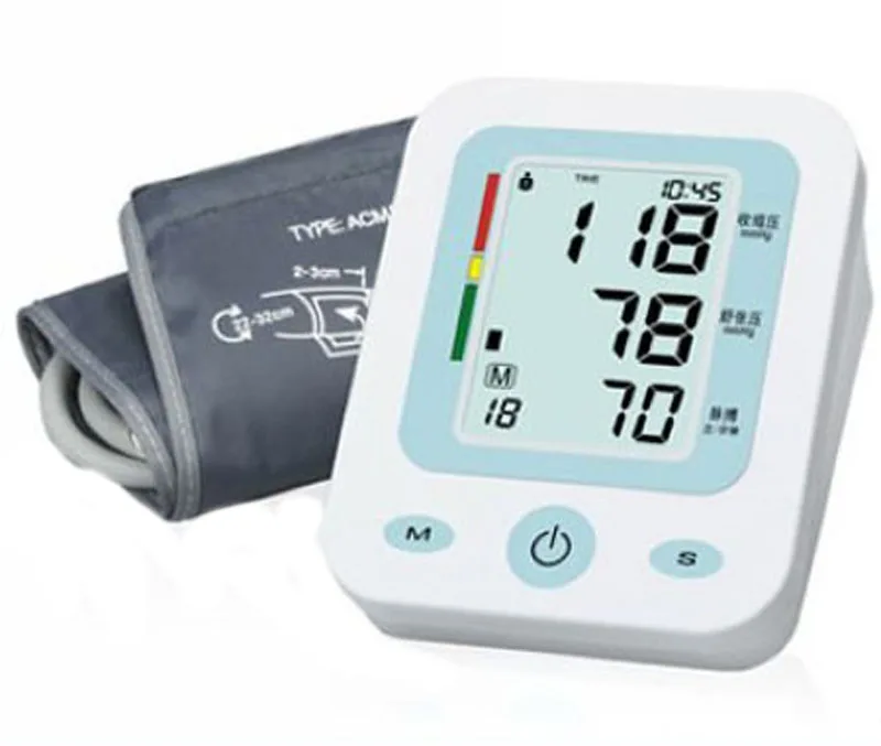 arm BP meter ЖК-дисплей полностью автоматический прибор для измерения артериального давления уд/мин измерения BP измеритель кровяного давления манжета импульсный контрольно-измерительная машина - Цвет: arm BP meter