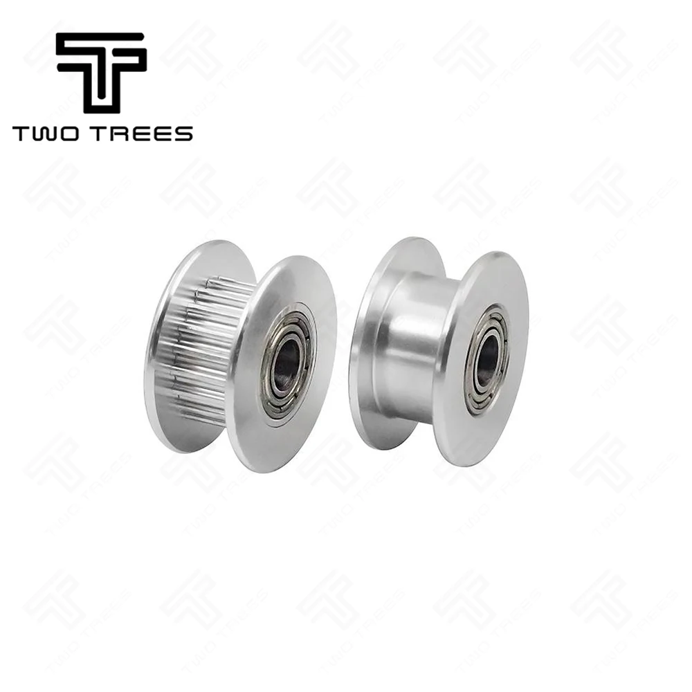 10pcs/a lot. GT2 Idler Timing Pulley 16mm/20mm Tooth Wheel pulley Bore 3/5mm Aluminium Gear Teeth Width 6/10mm For 3d Print Part