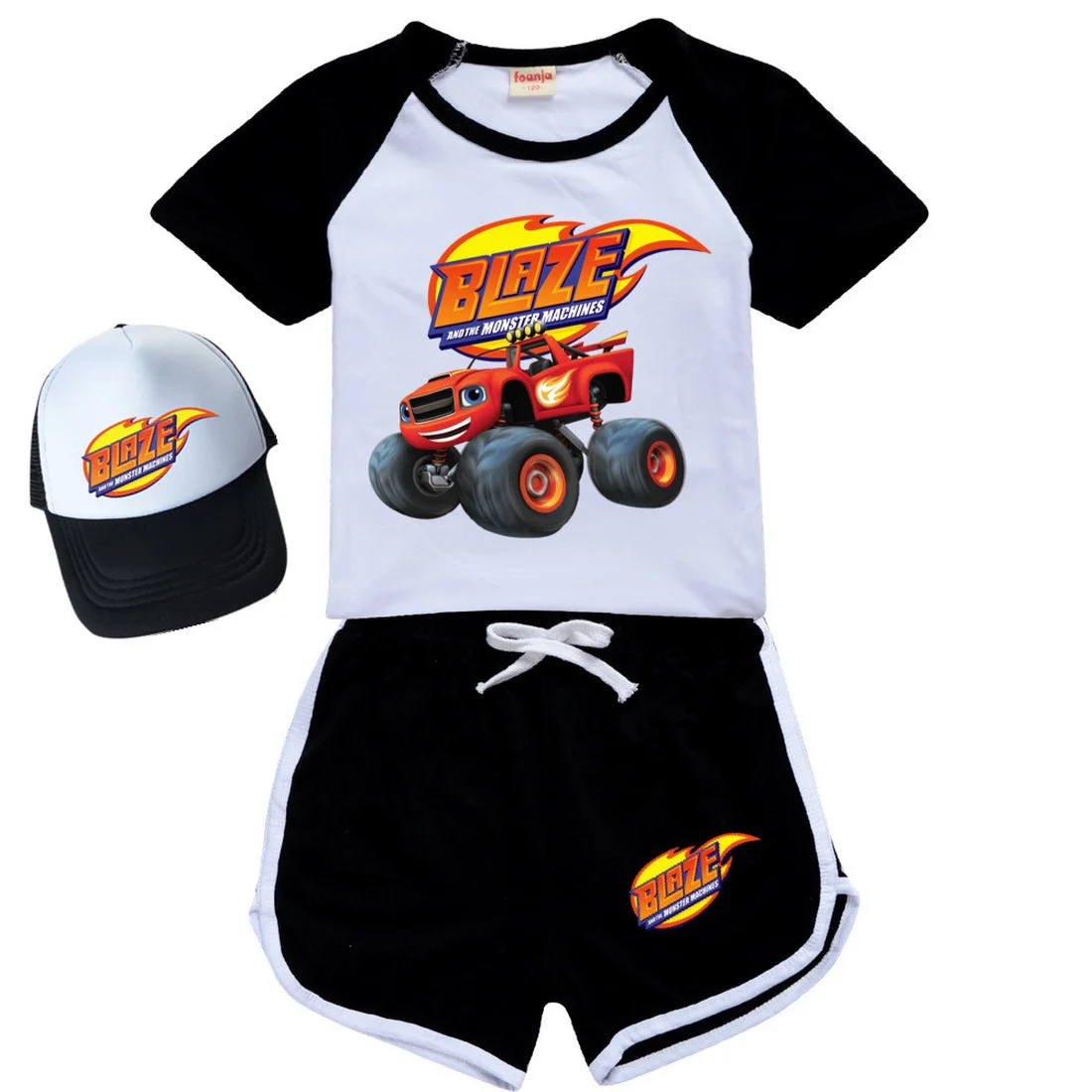 Summer Baby Boys T shirt Blaze and the 