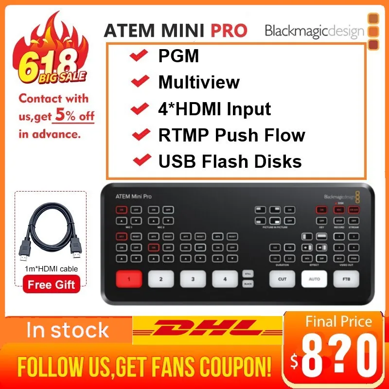 blackmagic design atem mini blackmagic design atem mini
