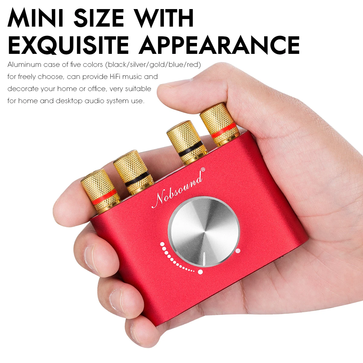Новейший мини усилитель Nobsound Bluetooth 5 0 TPA3116 цифровой мощности Hi Fi стерео