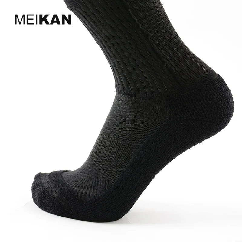 MEIKAN Football Shin Guards Socks With Pocket For Football Shin Pads Leg Sleeves Supporting Professional Sports Soccer Socks