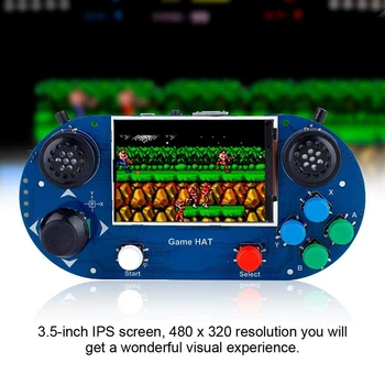 

Game Console 3.5-Inch IPS Screen 480 X 320 Resolution Portable Handheld Retro Game Console for Raspberry Pi A+/B+/2B/3B/3B+
