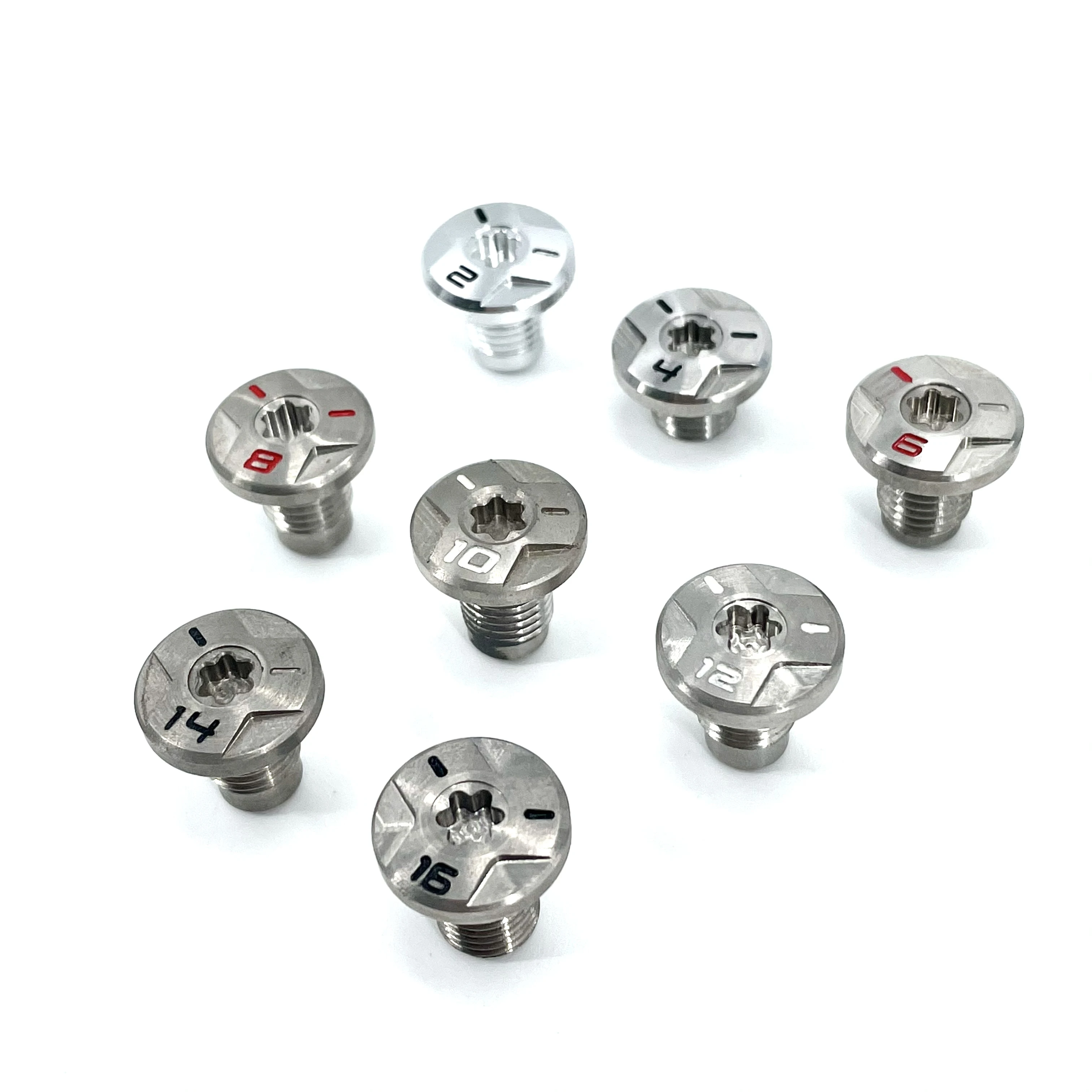 2g/4g/6g/8g/10g/12g/14g/16g Golf Club Head Swing Weight With Screw For Bridgestone J715 Driver Balance Weight Golf Accessories 2