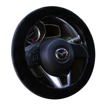 

Keep Warm Artificial Plush Fur Car Steering Wheel Covers Size 38cm Fit For Most Cars Used In Winter Hot Wheel Hub DE5 X25