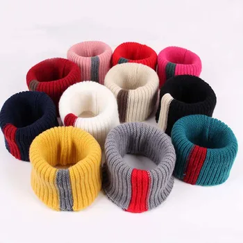 

Fashion Girls Boys Knitted Warm Scarf Baby Kids Snood Ring Infinity Tassel Scarfs Loop Neck Circle Warm Scarves Neckerchief