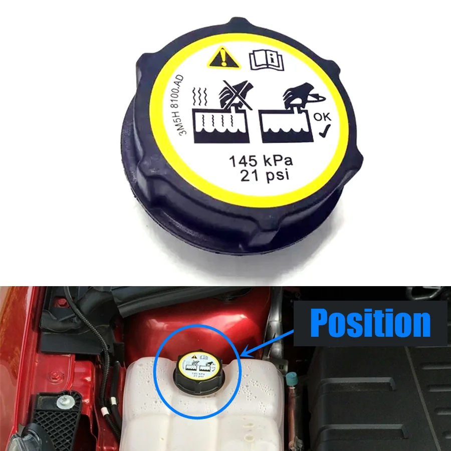 ラジエーターカバー フォードKAフュージョンフィエスタエスコートフォーカス用ラジエーター拡張水タンクカバーキャップ Cap Cover