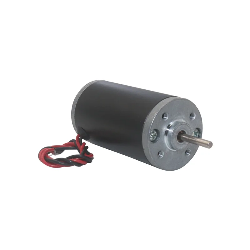 Фото DC12-24V с высоким крутящим моментом, постоянным магнитом и угольной щеткой, микро-мощный реверсивный высокоскоростной трубчатый двигатель по часовой/против часовой стрелки №4