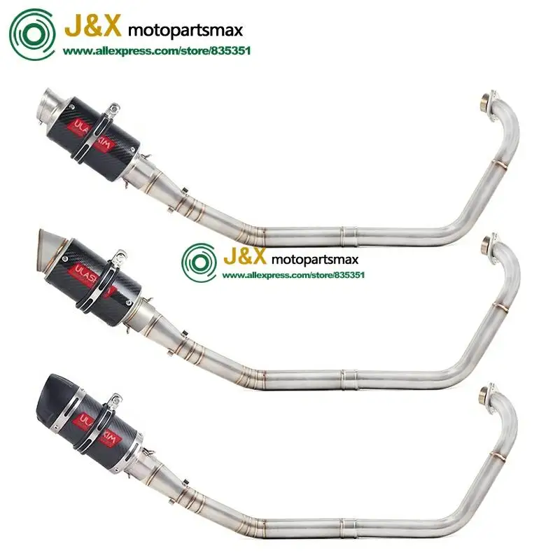 Полная выхлопная система мотоцикла Escape slip on для yamaha YZF R15 MT15 MT-15 2008- средняя труба глушителя DB-Killer
