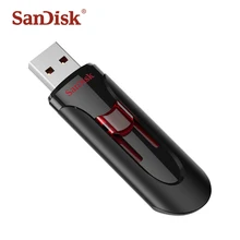 SanDisk CZ600 USB 3,0 флэш-накопитель 128 Гб 64 ГБ 32 ГБ 16 ГБ USB флэш-накопитель флешка, переносной usb-накопитель ключ-карта памяти для телефона ПК