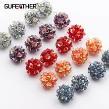 GUFEATHER M518 ювелирные аксессуары diy серьги ручная работа круглая