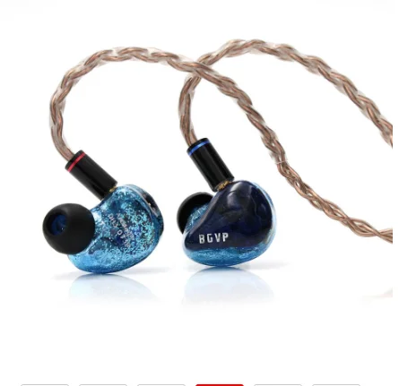 BGVP DH3 1DD+ 2BA hatibrido тройной драйвер в ухо Hifi Muic DJ monitores с кабелем desmontable MMCX аурикулярная аудиосистема