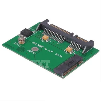 

NGFF M.2 to SATA 22Pin 2.5inch HDD Converter Adapter Small Board for Half Size NGFF SSD