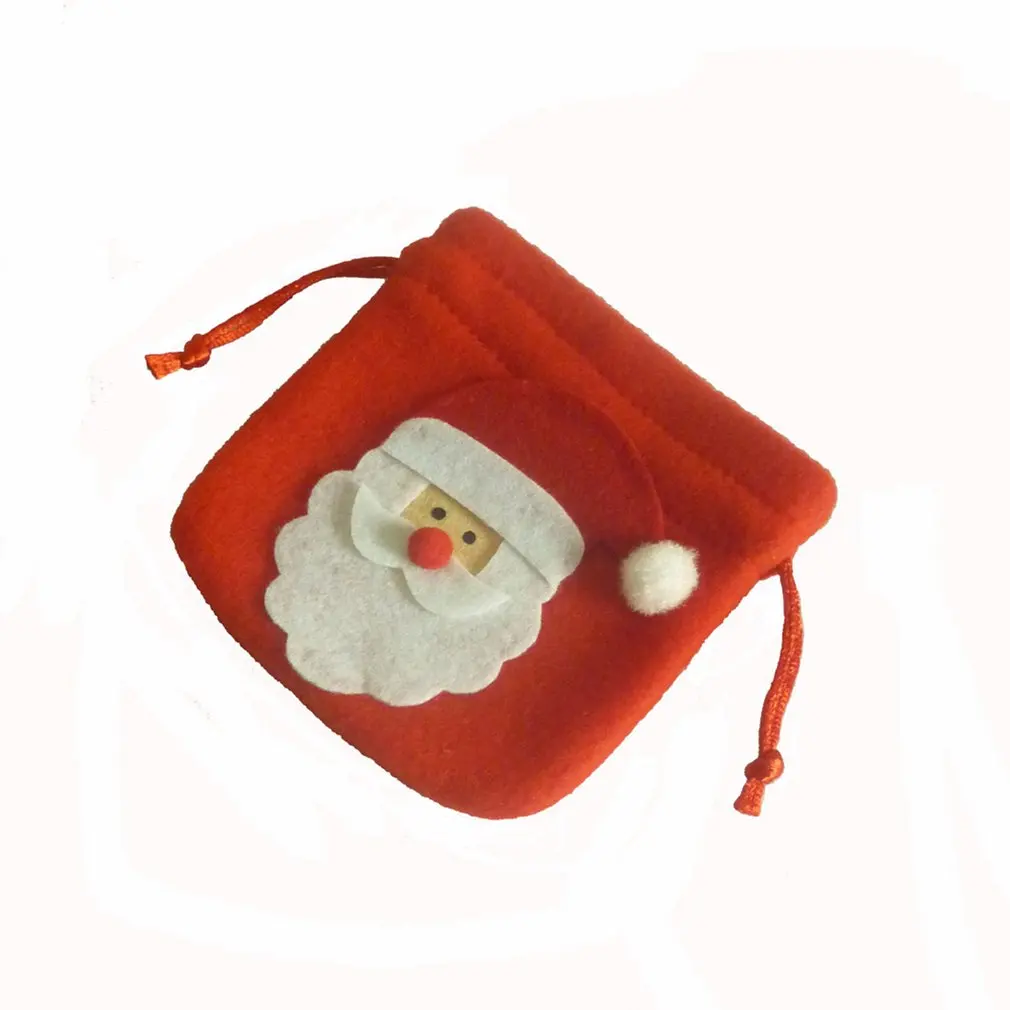 

Santa Claus Snow Elk Small Bag Christmas bag Christmas Candy Bag red 3 new models.