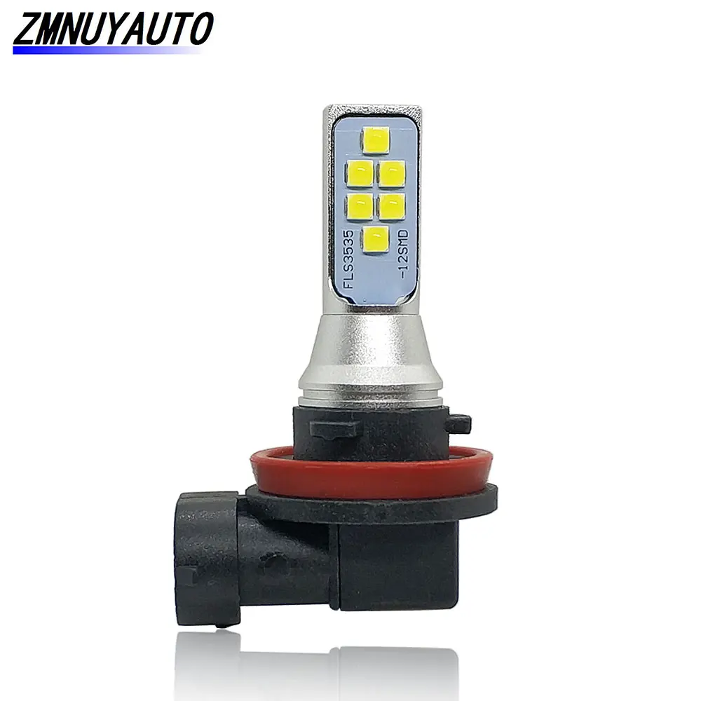 1400LM H8 H11 светодиодный автомобильный противотуманный светильник 12 3535SMD дневный