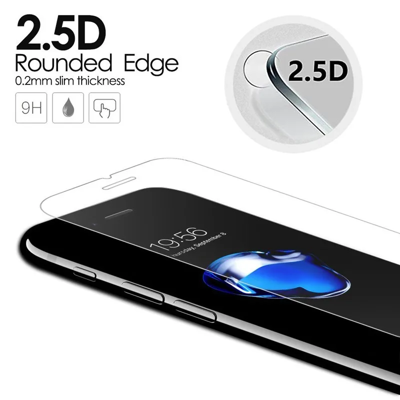 

Ultra-thin tempered glass for iphone 7 8 screen protector for Apple iphone xr x xs max 6 6s plus 5 5s se protective glass film