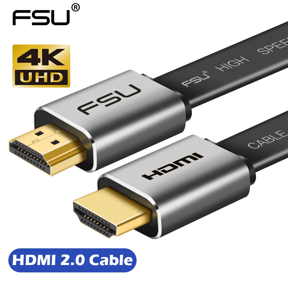 FSU высокоскоростной кабель V2.0 HDMI 4K * 2K штекер 3D 1080P HD для монитора компьютера ТВ PS3/4
