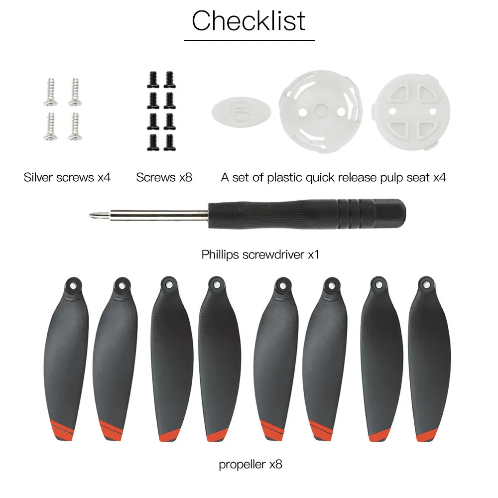 new Drone For DJI MAVIC Mini Propeller & Release Blade Quick Release Blade 4726F Propeller Paddle Base Replacement #C
