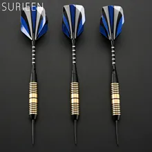 Высокое качество 1 комплект 26 граммов латунные стальные дротики с игольчатым наконечником Чехол Коробка дардос Алюминий/пластиковый Дартс Валы хорошая дротика ПОЛЕТЫ