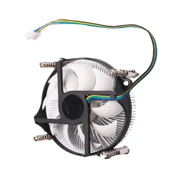 

CPU Cooling Fan Ultra-thin 4 Pin Fans Cooler For Intel LGA 115x Computer for i3/i5