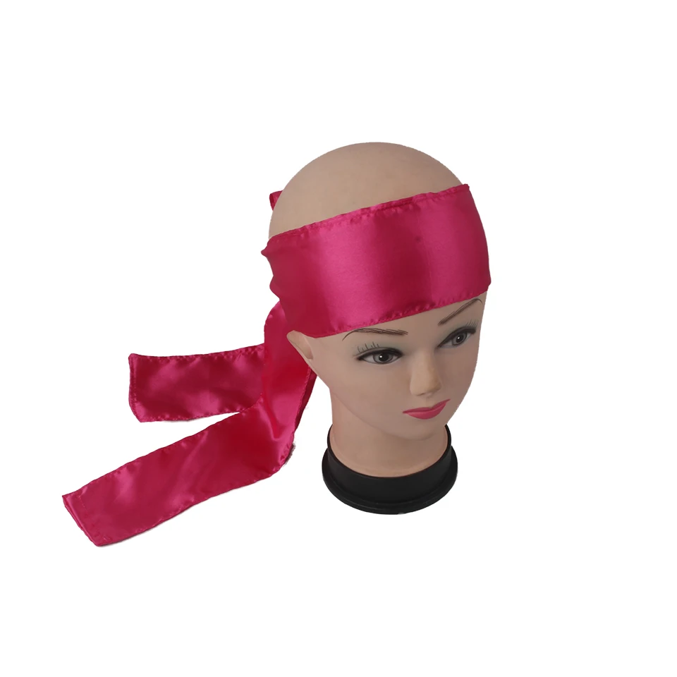 Широкий длинный простой наращивание волос, парики шарф повязка на голову, черный/розовый/белый пустой фронтальный головной платок ремень, 8X150 см - Цвет: 5 pcs