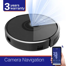 ABIR Vacuum Cleaning Robot x6 with Camera Navigation,Smart Memory,Hand Draw Virtual Blocker,Low Noise,Intelligent Big Water Tank