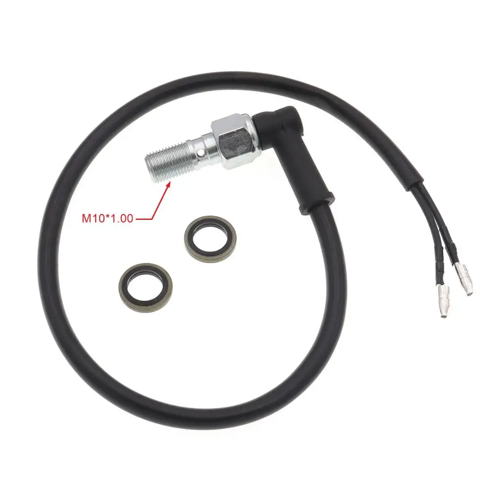 

Универсальный M10 * 1,00 мм M10 * 1,25 мм задний светильник ключатель тормозного давления для мотоцикла с полым болтом Гидравлический Тормозной выключатель тормозного давления