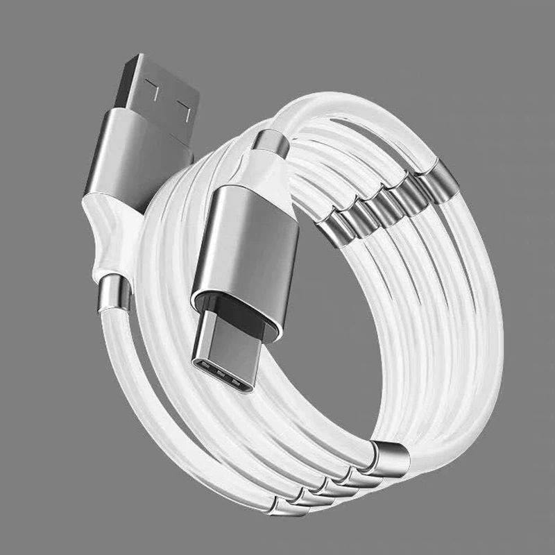 Магнитный телефонный кабель 3A Micro USB Тип C зарядное устройство магнитная быстрая