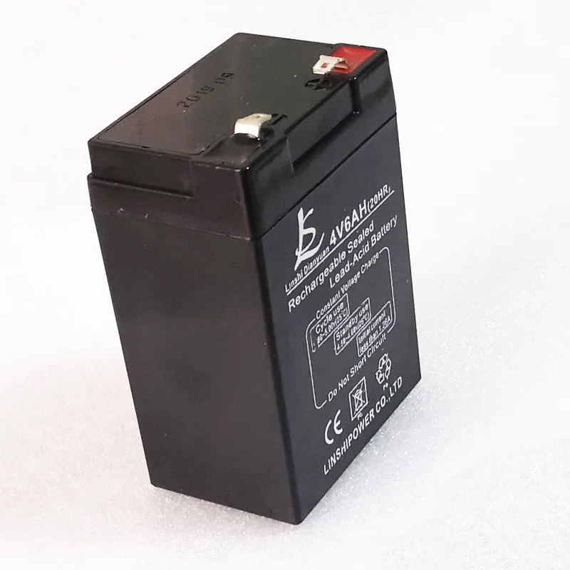 США 4V 6.0Ah аккумуляторная свинцово-кислотная батарея 6000mAh для Светодиодный светильник и электронные весы Баланс обслуживание бесплатно