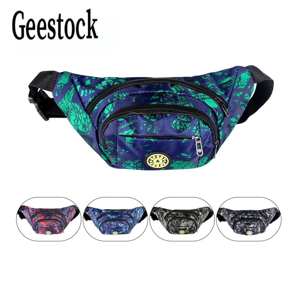 Поясная Сумка Geestock унисекс нейлоновая водонепроницаемая для бега спортивная |
