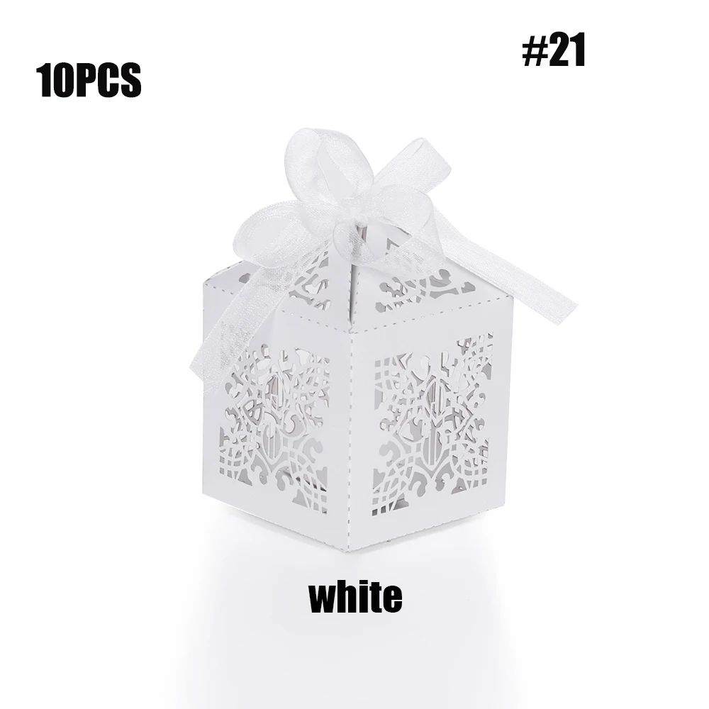 21-10PCS 1/5/10 шт, рождественские полосатые Стиль Apple коробка специальный канун Рождества печенье коробка подарка упаковывая Коробка конфета в виде снеговика коробка - Цвет: 21-10PCS