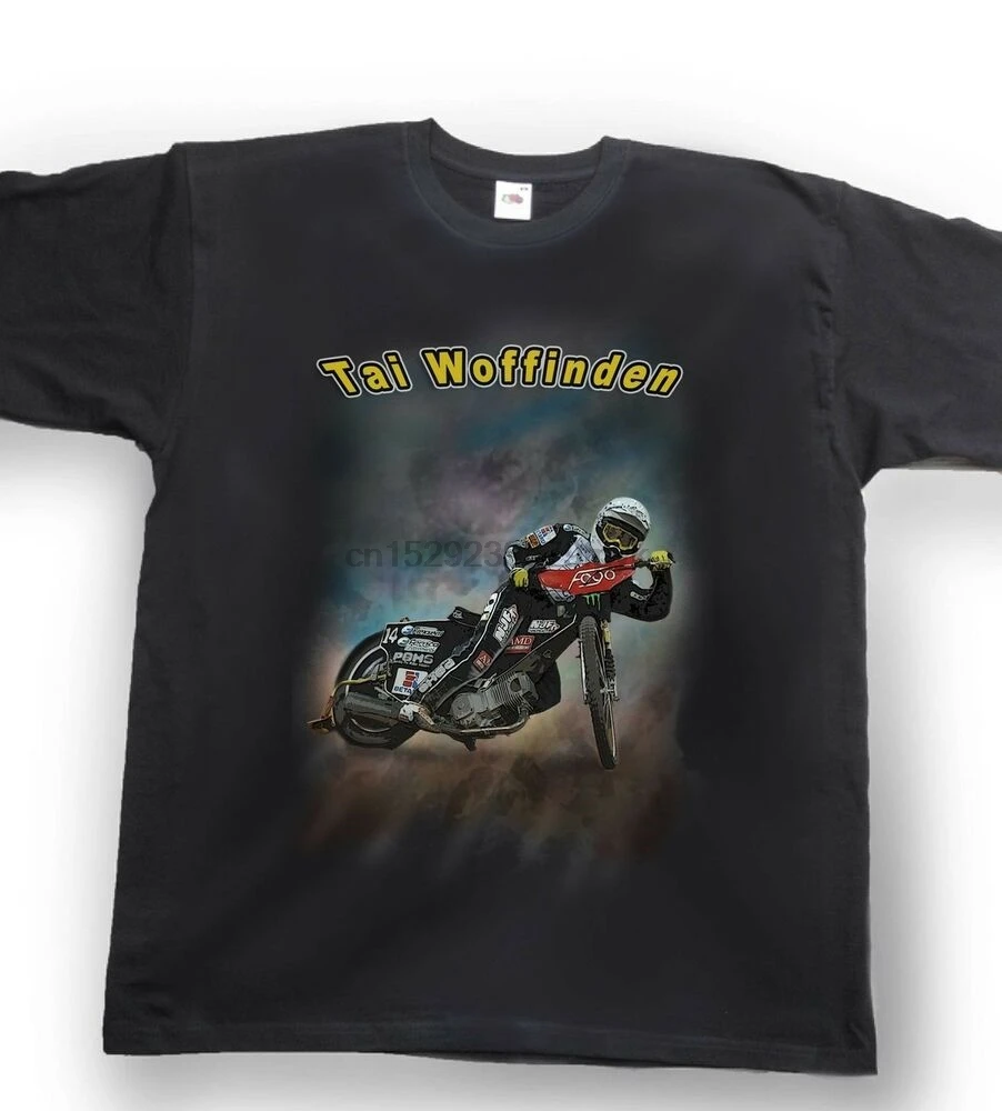 Airbrushed гоночная футболка Speedway Rider Tai Woffinden размеры от маленького до XXXL | Мужская
