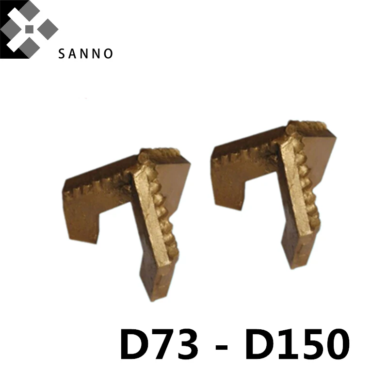 Three blade hard octagonal alloy drilling tools D73 - D150 3 wings welding drag bits mud pump parts for drilling well, mining (1)