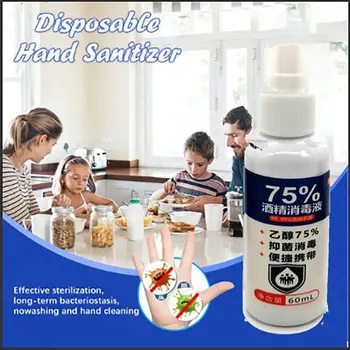 

Disposable Hand Sanitizer Ethanol Alcohol Disinfectant 75 Degree Alcohol Spray Disinfectant Gentle And Non-Irritating 1 Pcs