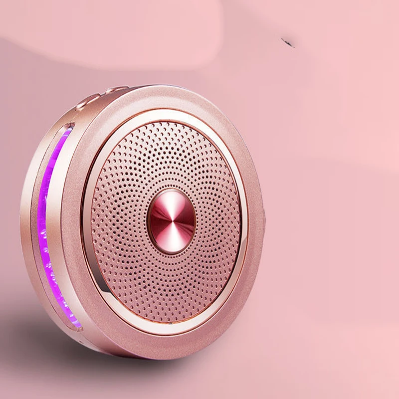 Аудио Bluetooth динамик мобильный телефон высокая громкость hifi Качество звука домашний открытый беспроводной семь цветов светодиодный светильник динамик CC090 - Цвет: rosegold