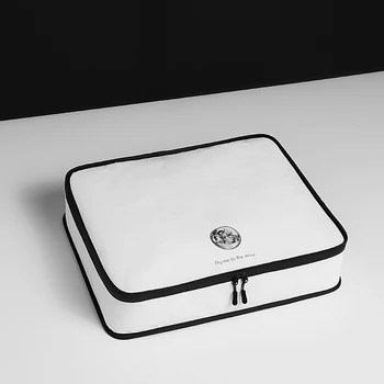 

DuPont Paper Clothes Organizer Zip Bag Travel Small Things Organization Packaging Package Women White Storage Pack Supplies Item