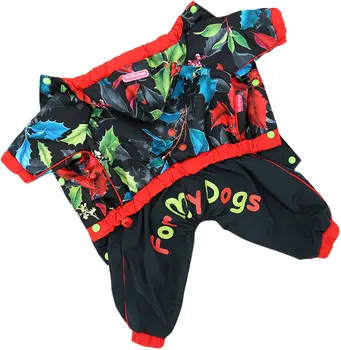 

FOR MY DOGS FOR MY DOGS raincoat for dogs black / red for girls 360SS-2019 F