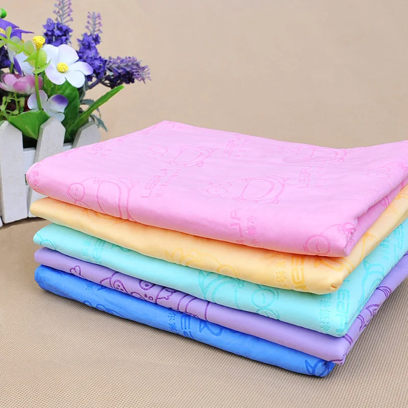 

66 * 43cm Dog Towels Fiber Cat Puppy Pet Towel Strong Absorbing Water Bath Goods for Golden Retriever Teddy Pets Dry Hair