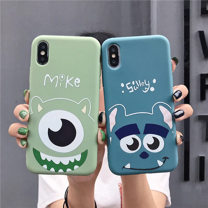Милый чехол для iPhone 11 Pro Max мультфильм Пары бесконечный мобильный телефон
