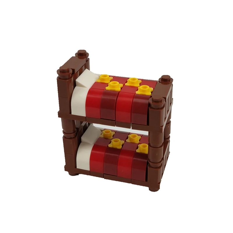 

Bed City Series Birthday Kid Model Block Building Toy Parts DIY Children MOC Brick MOC Legoings Accessories Citys Series Bed