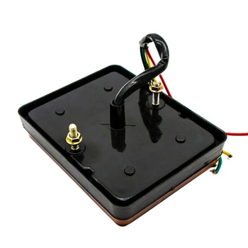 

Parts Turn Signal Light Accessories 2Pcs 8 LED 12V ABS Rear Brake Lamp