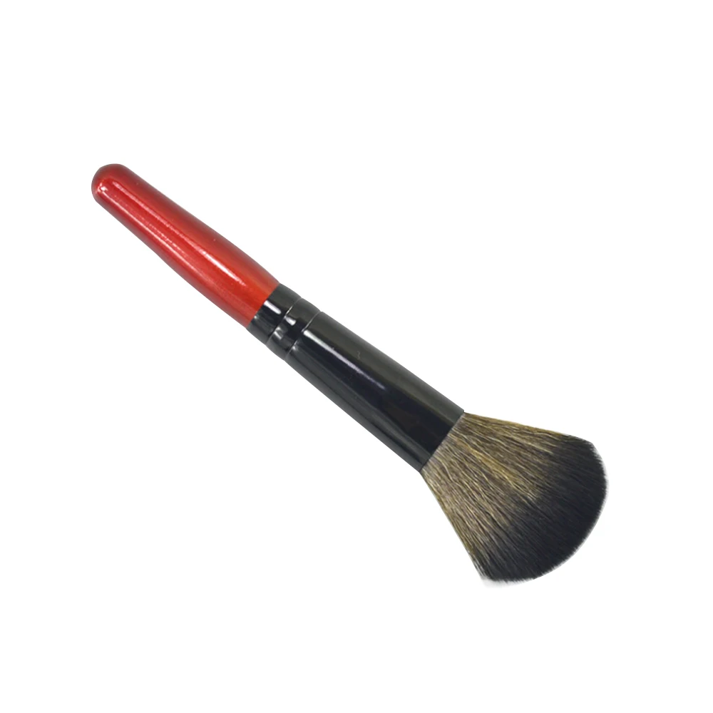 

Blush Rouge Brush Uniquely Designed Face Foundation Applying Loose Makeup Brush with Wooden Handle