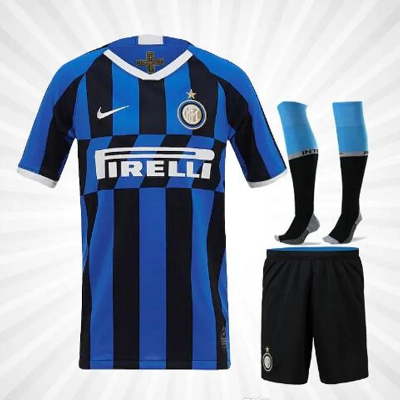 Inter milan 3rd футбольные майки LAUTARO ICARDI NAINGGOLAN PERISIC SKRINIAR POLITANO комплект для взрослых 19/20 футболка Inter milan